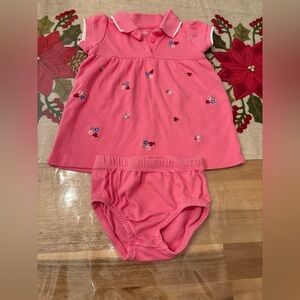 Carter's Pink Floral Dress Set
